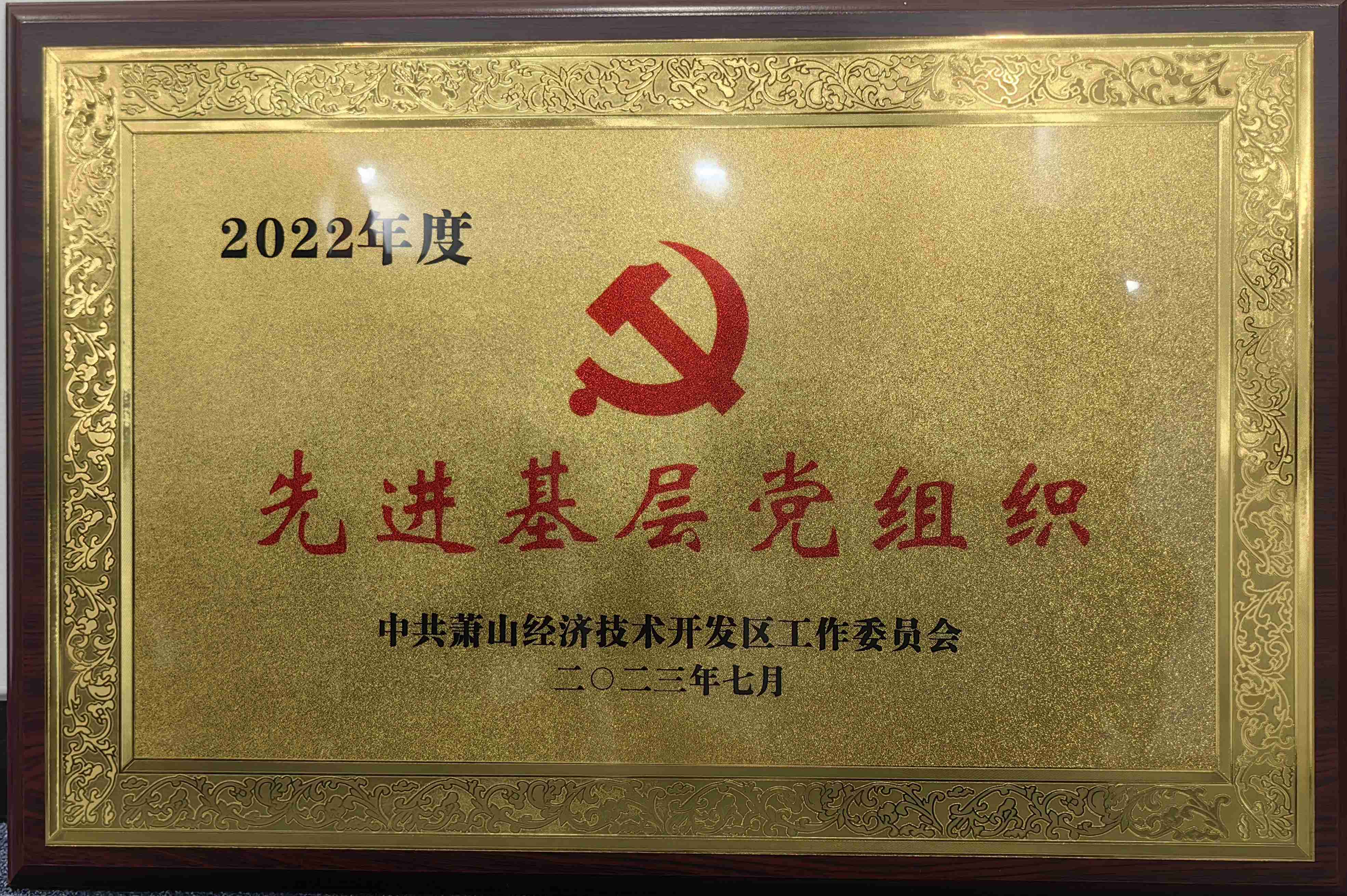 喜讯：中共杭州健培科技有限公司支部委员会荣获先进下层党组织称呼-新闻动态|健培科技